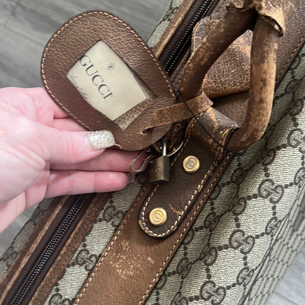 Vintage Gucci suitcase